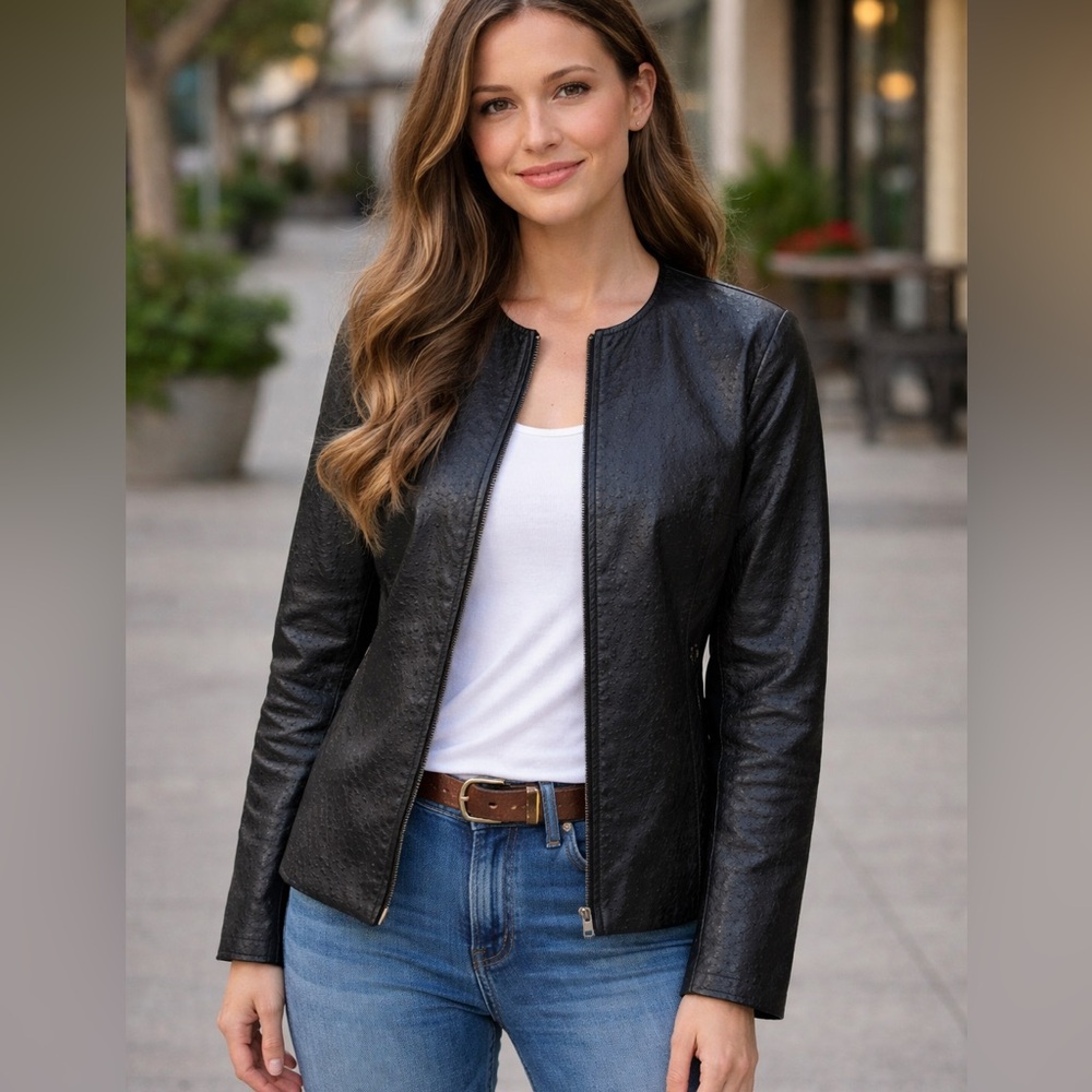 Nordstrom Caslon Leather Jacket